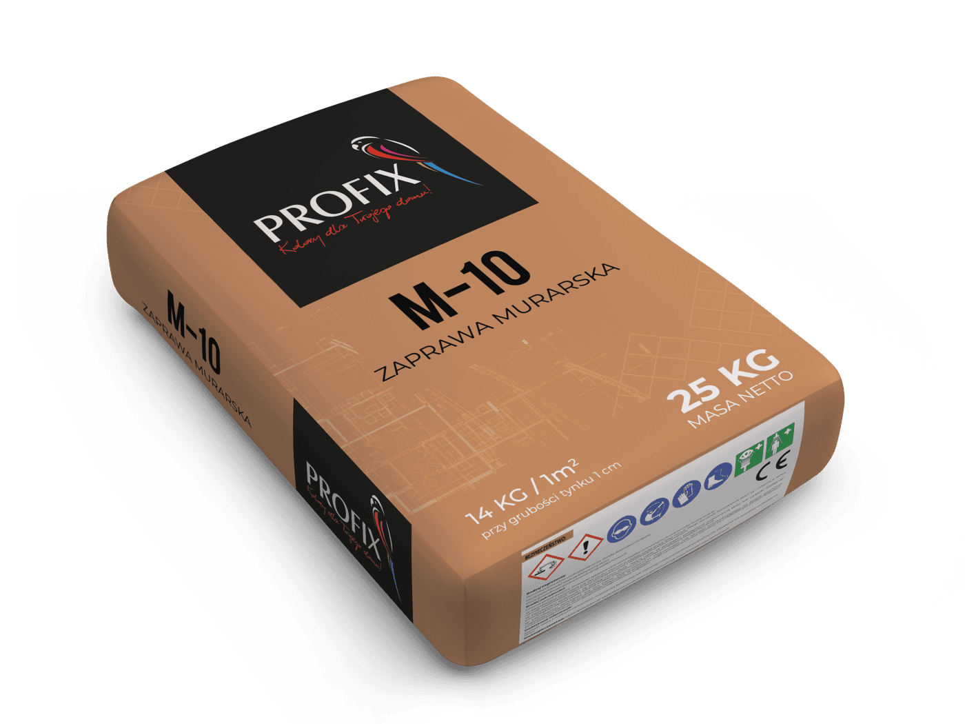 M-10 Zaprawa murarska, opakowanie produktu